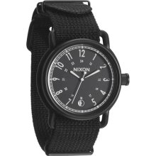 Nixon Men's Axe All Black Nylon Watch