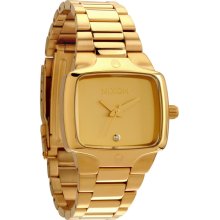 Nixon Small Player Watch (Gold/Gold) O/S :: All Gold/Gold