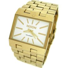 Nixon Swiss Gold Tone Bracelet Mens Watch A085 504
