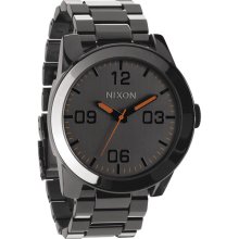 Nixon The Corporal Ss Watch Steel Gray One Size For Men 19934414301