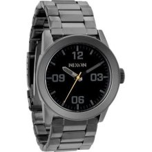 Nixon The Private SS (All Gunmetal / Black) One Size :: All Gunmetal /