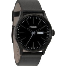 Nixon - The Sentry Leather in All Black