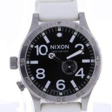 Nixon Tide Stainless Steel Case Black Dial Black Rubber Strap 300m A058127