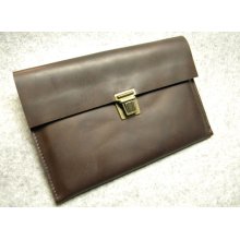 NOOK - Organic Leather Sleeve / Clutch / Purse // different leather colors