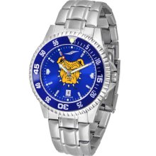 North Carolina A&T State Aggies Competitor AnoChrome Steel Band Watch