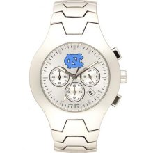 North Carolina Tar Heels NCAA Men's Hall of Fame Watch with Stainless Steel Bracelet