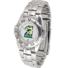 North Carolina Wilmington Seahawks UNCW Womens Steel Sports Watch