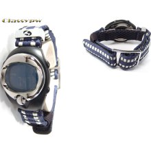 Nos Pulsar Spoon Digital Blue Watch Unisex Pzx061