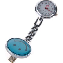 Nurse Fob Watch Smile Face Nurse Fob Quartz Pocket Watch with Stainles