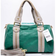 Nwt- Steve Madden Teal Satchel Purse