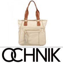 Ochnik Genuine Soft Cattle Leather Womens Hobo Bag Casual Handbag Sack Zipped