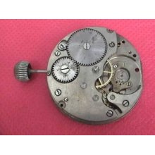 Old Pocket Watch Movement Vintage Rare Repair Or Parts