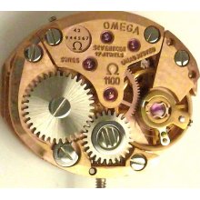 Omega 1100 Complete Running Wristwatch Movement - Spare Parts / Repair