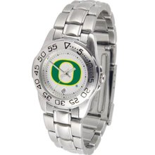 Oregon Ducks UO Womens Steel Sports Watch