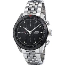 Oris Artix GT Chronograph Black Dial Stainless Steel Mens Watch 674-7661-4434MB