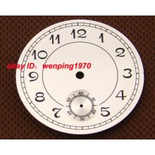 P136,38.9mm White Numberals Dial Fit Eta 6498 Or Seagull Movement