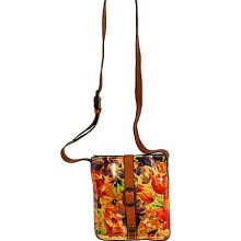 Patricia Nash Leather Venezia Cross-Body Pouch - Rainforest