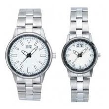 Pedre 0089SX,5370SX-B - Pedre - Big Date Men's & Women's Silver-tone Bracelet Watch