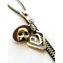 Phantom of the Opera Zipper Necklace