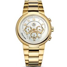 Philip Stein Women's 32-AGW-GSS Quartz Gold Plated Chronograph Watch