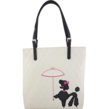 Pixie Poodle Embroidered Tote