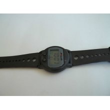 Polar Digital Watch,great Working Cnd,grey Metallic Color,case 1 5/8