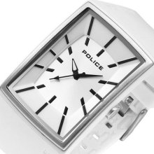 Police Vantage-x Mens Analog Watch White Rubber Band Pl-13077mpws/04