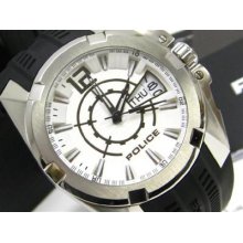 Police White Radical Black Band Watch Pl-12154js-01