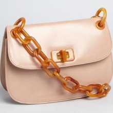 Prada cameo leather chain strap shoulder bag