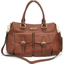 Prada Handbag BR4350 Coffee