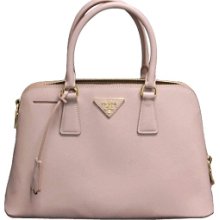 Prada Saffiano Dusty Pink Leather Handbag Bl0837