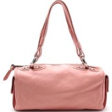 Preowned Marc Jacobs Light Pink Leather Double Strap Satchel Handbag