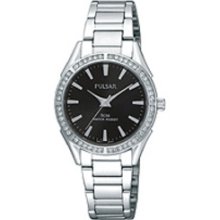 Pulsar 3-Hand with Swarovski Crystals Women's watch