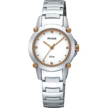 Pulsar Ladies Stainless Steel Bracelet Watch Pulsar Ptc516x1