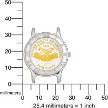 R111-FPE2-1 Peace Medal Nickel Ladies Bracelet Coin Watch Peace Medal