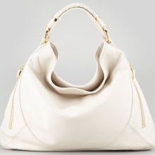 Rachel Zoe Joni Leather Hobo Bag, Beige