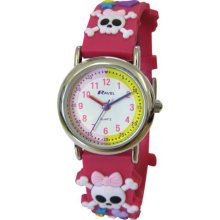 Ravel Children's 3D Girly Skull Easy Read Watch R1513.49