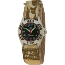 Ravel Kids Camouflage Velcro Watch