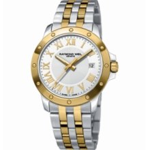 Raymond Weil Watch, Mens Tango Two Tone Stainless Steel Bracelet 5599-