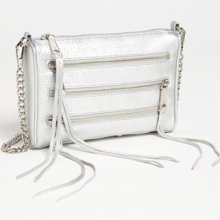 Rebecca Minkoff '5 Zip - Mini' Crossbody Bag Rose Gold