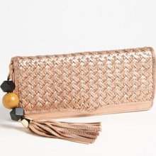 Rebecca Minkoff 'Honey' Clutch Rose Gold