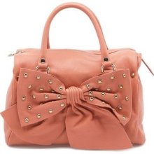 Red Valentino Leather Bow Satchel