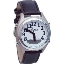 Reizen Low Vision Radio Controlled Ana-digit Watch