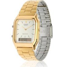 Retro Casio Watch In Champagne Gold â˜…classicâ˜… Aq230 â˜…