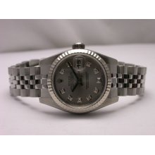 Rolex Datejust 179174 Diamond Dial Ladies Stainless Steel Watch Z Serial/2006