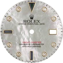 Rolex Diamond, Sapphire, Mother Of Pearl Dial For Men's 40mm Yacht-master Watch