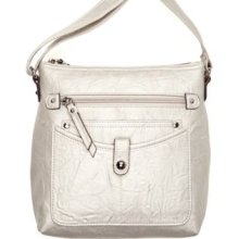 Rosetti Champagne Mini Triple Play Carlene Crossbody Bag