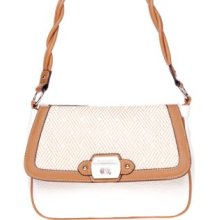 Rosetti White Peak Season Navigator Flap Shoulder Bag