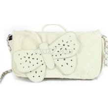 S0bz Hot Fashion Women Girls Chain Butterfly Clutch Purse Handbag Shoulder Bag