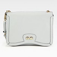 Salvatore Ferragamo Gancini Branca Crossbody - Grey